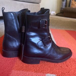 Emanuele Crasto Combat Boot in Black, Size 39
